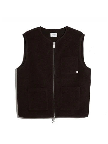 Myles gilet / dark brown