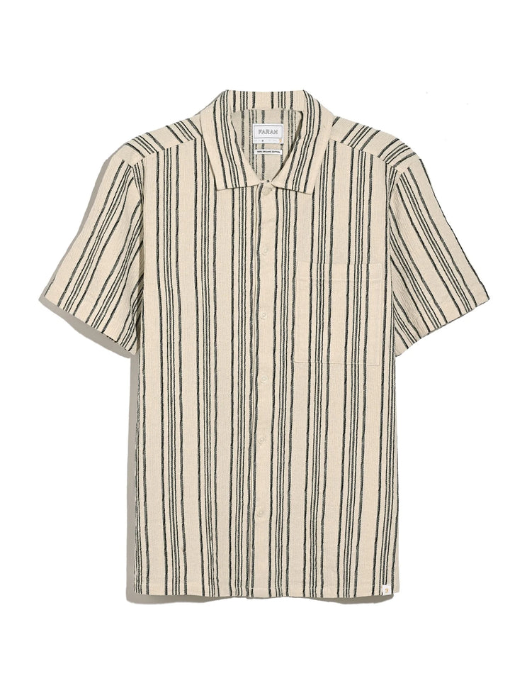 Simon ss stripe - 280 ecru