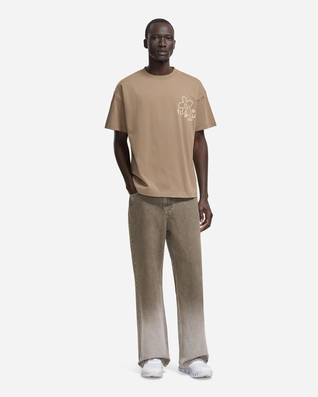 Blossom T-shirt - Brown