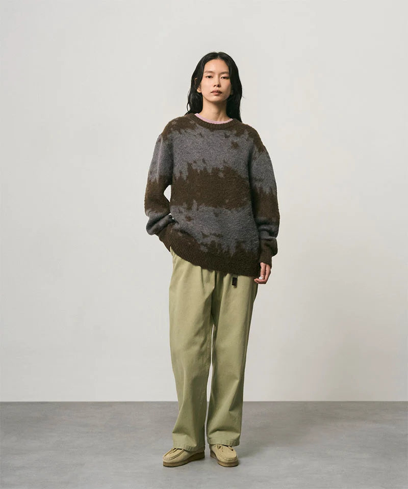 Mohair Splatter Sweater - Slate Splatter