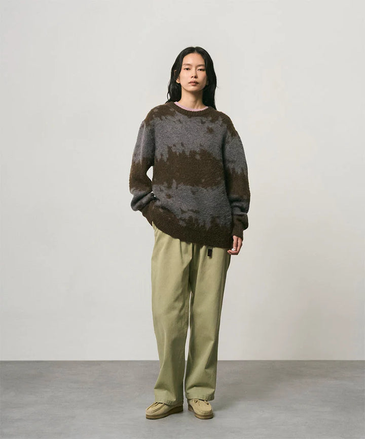 Mohair Splatter Sweater - Slate Splatter