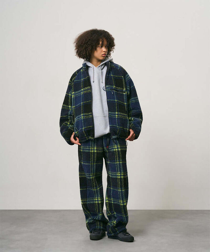 Reversible Sherpa Plaid Jacket