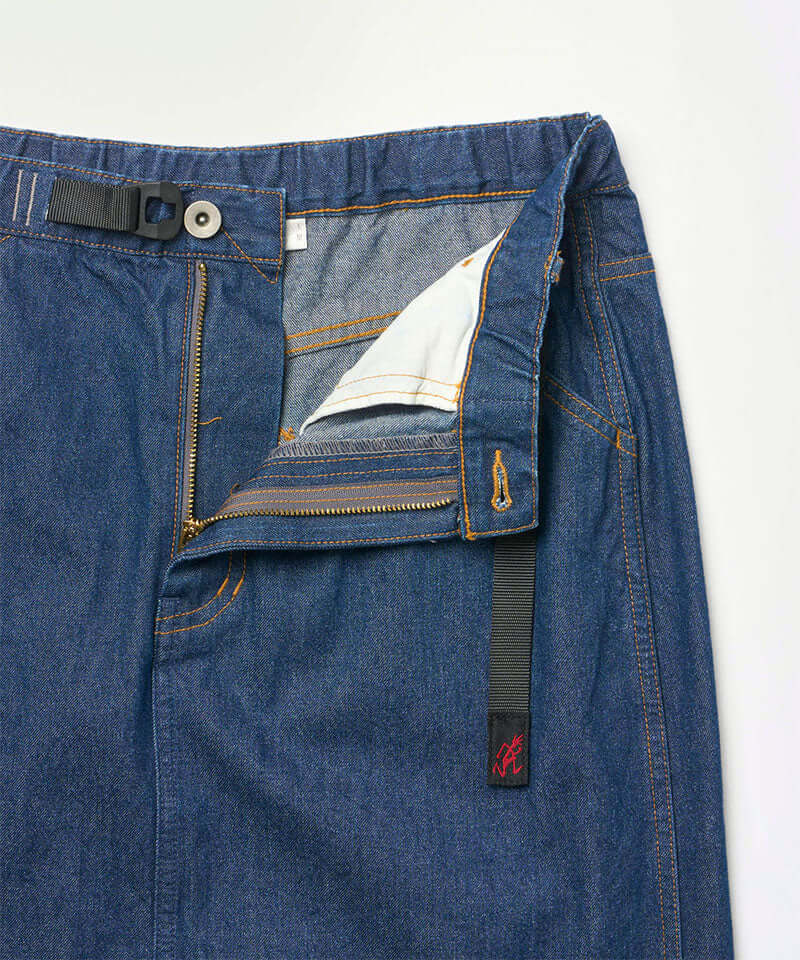 Denim Carpenter Skirt