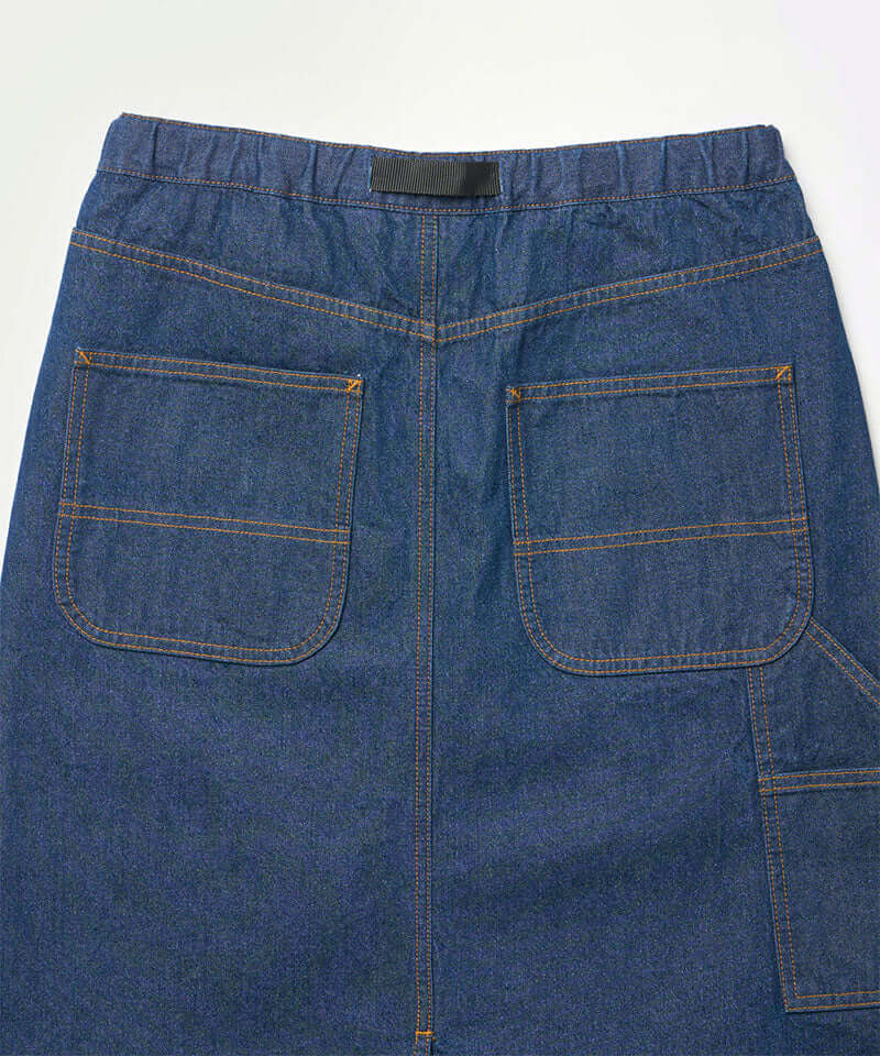 Denim Carpenter Skirt