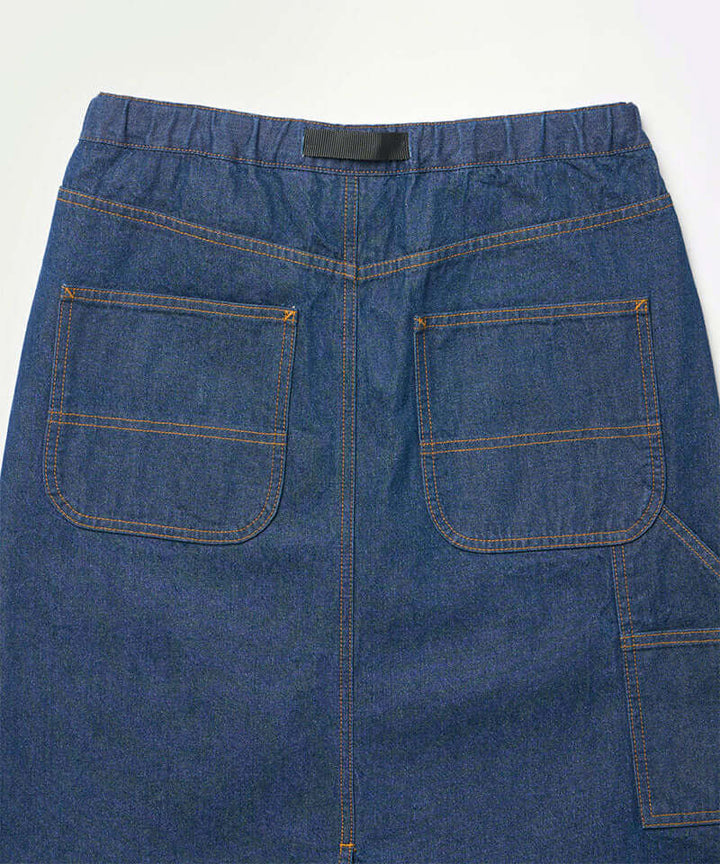 Denim Carpenter Skirt