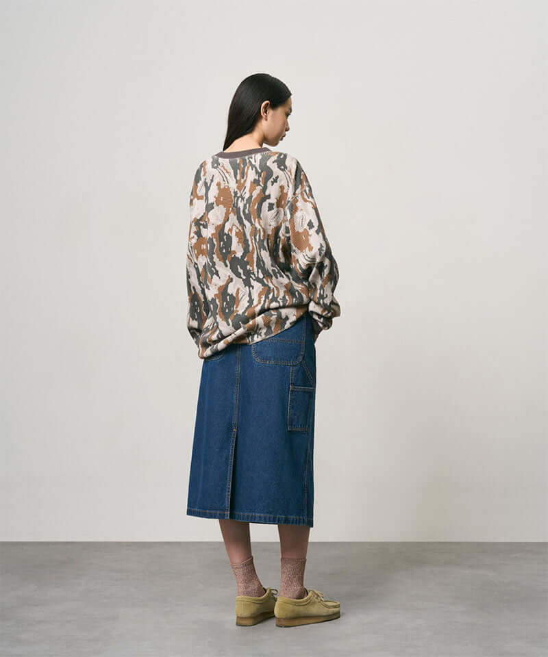 Denim Carpenter Skirt