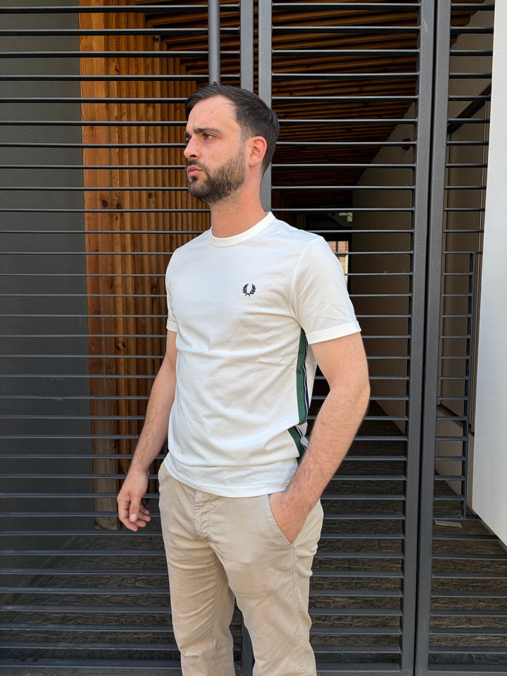 Stripe tape t-shirt - Snow White