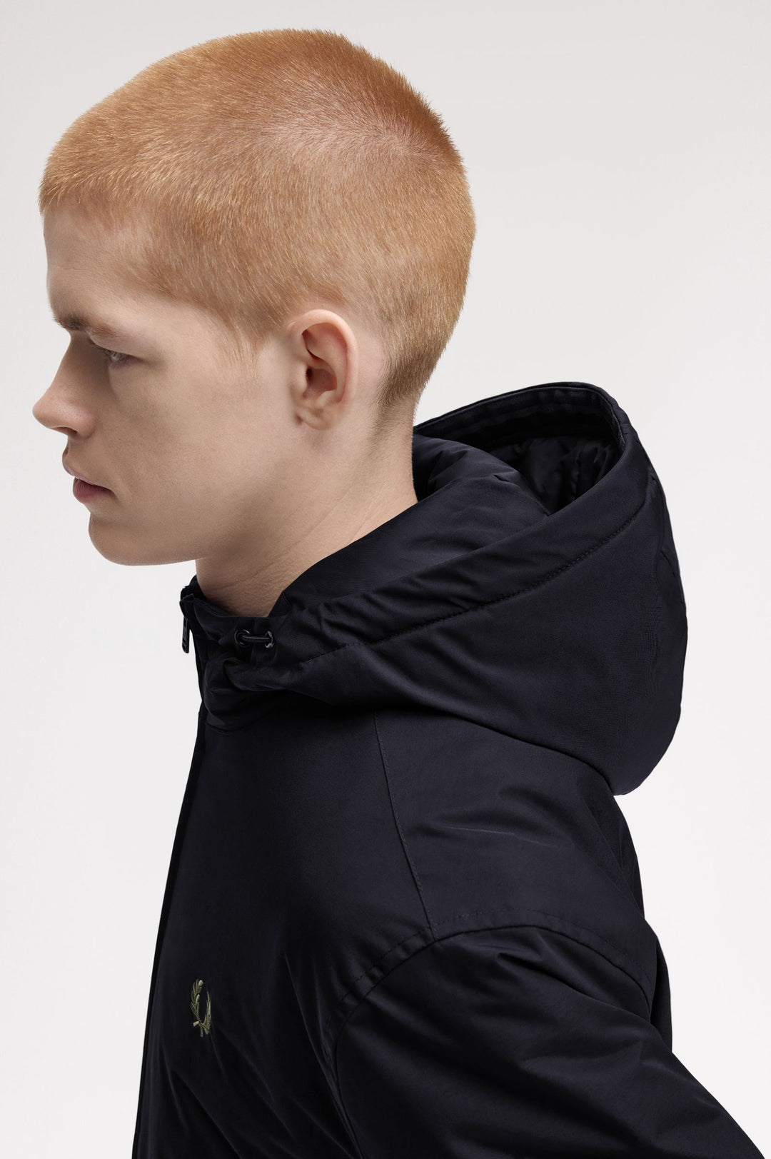Hooded brentham jacket - black