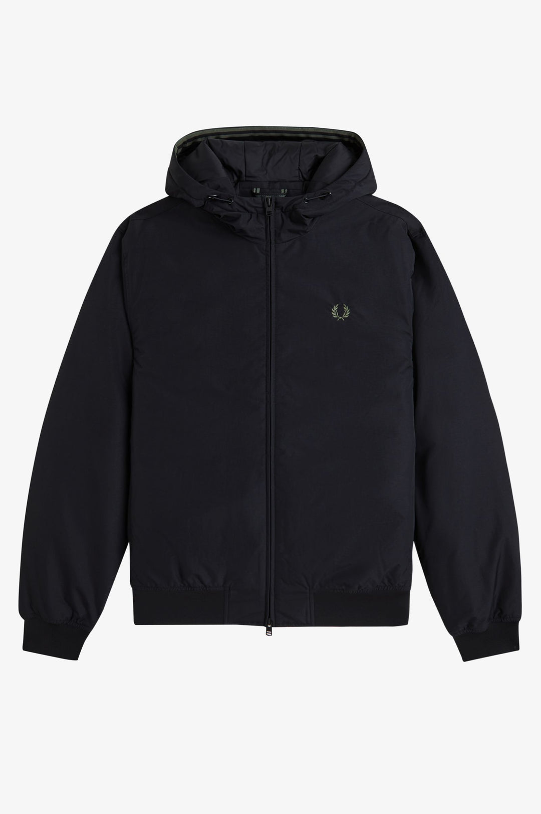 Hooded brentham jacket - black