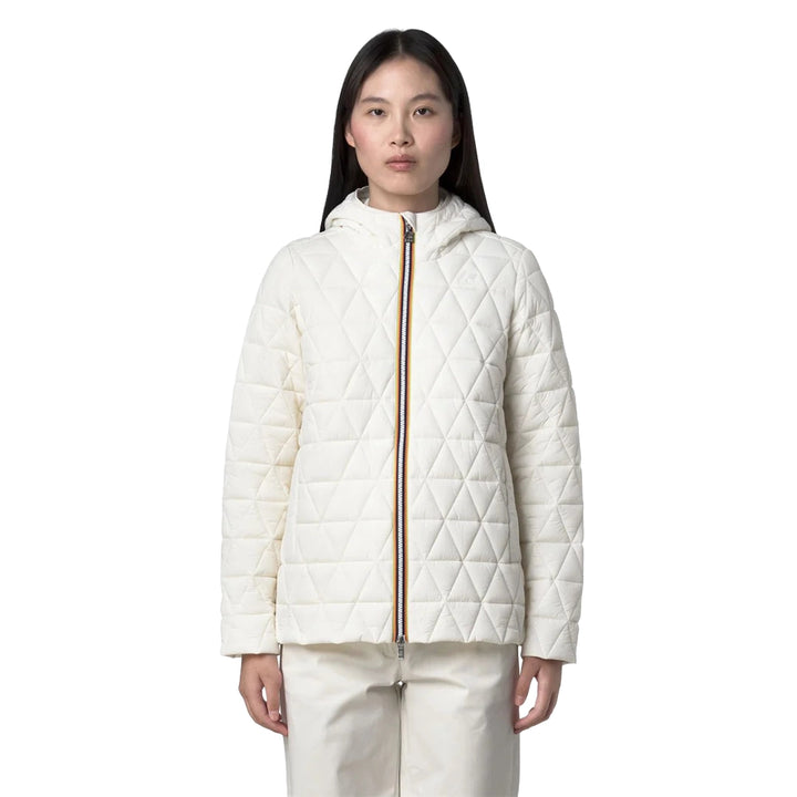 Madlaine diamond quilted warm - white gardenia