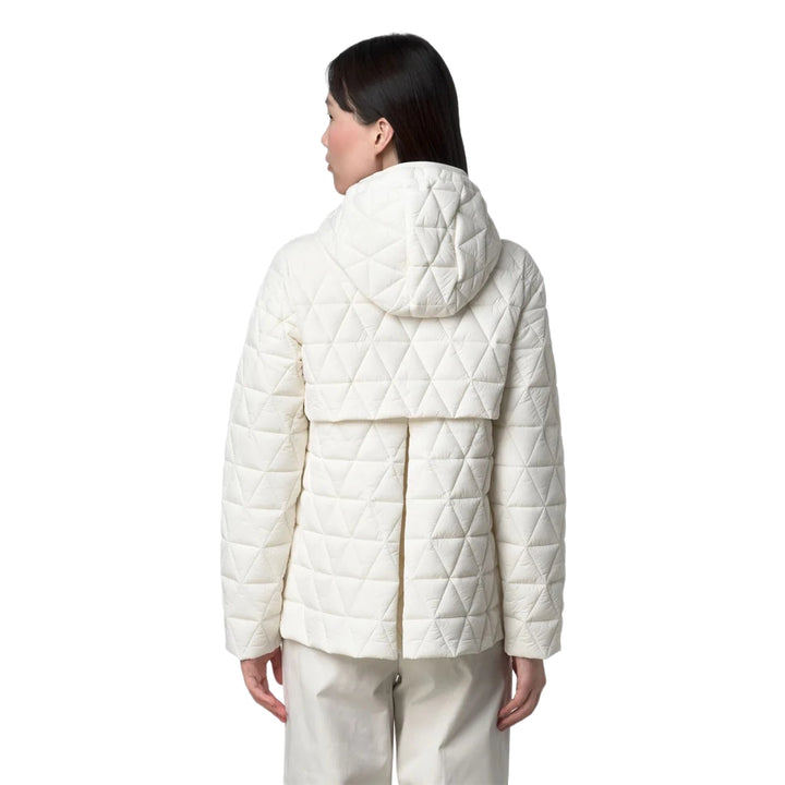 Madlaine diamond quilted warm - white gardenia