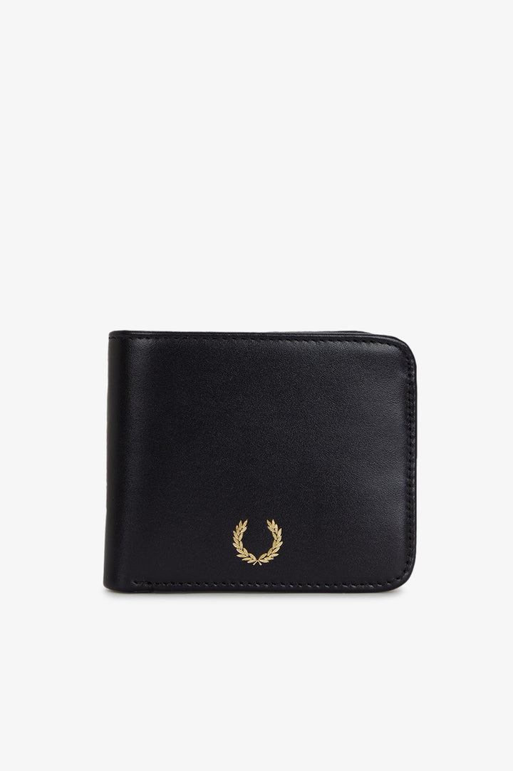 Smooth leather billfold wallet