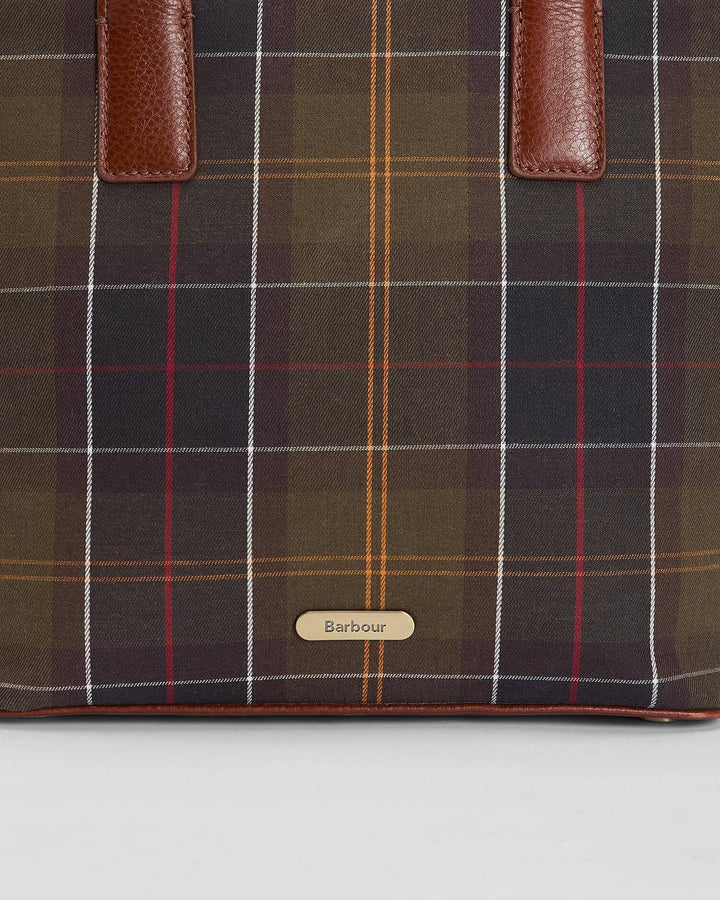 Barbour birch tartan tote bag - classic tartan