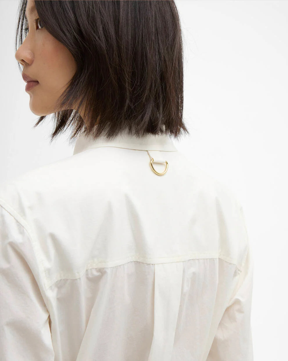 Barbour Rowane midi dress - marshmallow