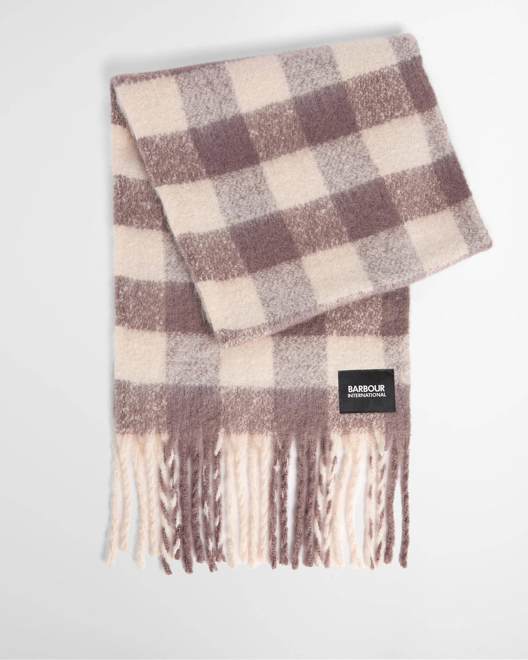 Branton Scarf - Truffle Gingham