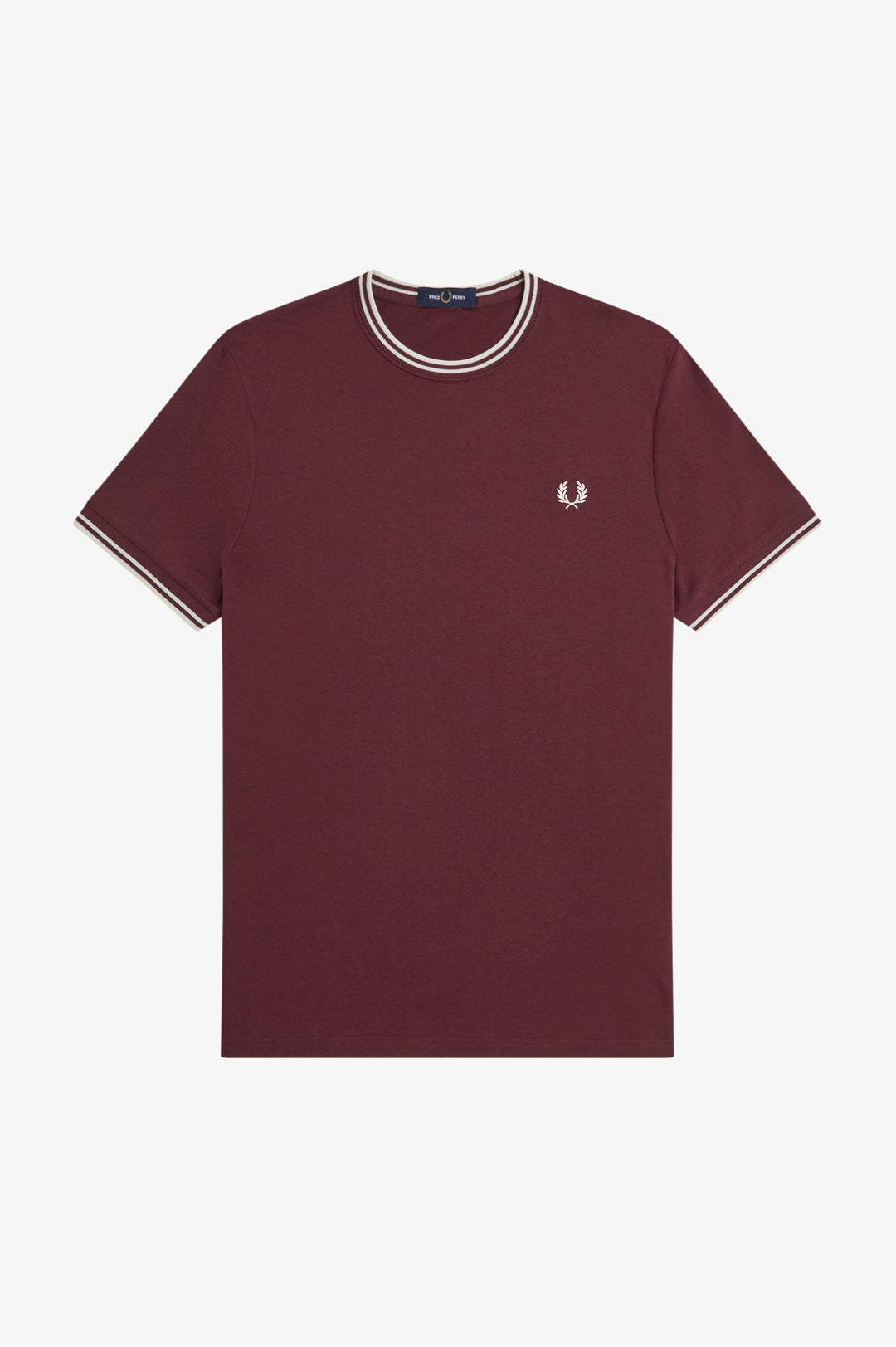 Twin tipped t-shirt / oxblood