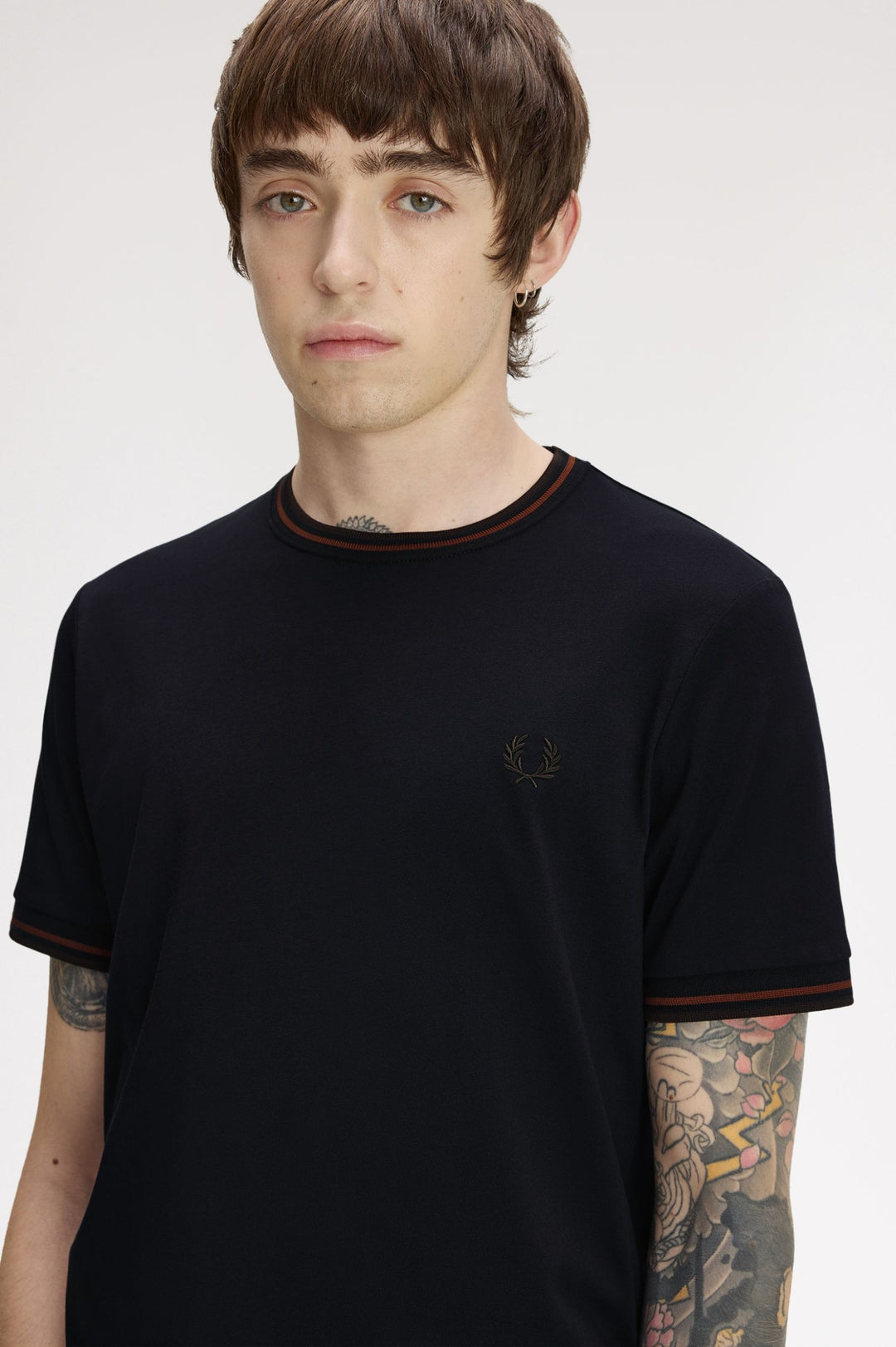 Twin tipped t-shirt / navy