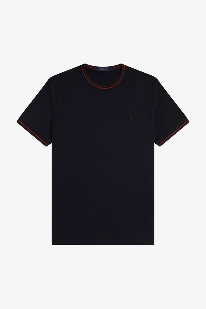 Twin tipped t-shirt / navy
