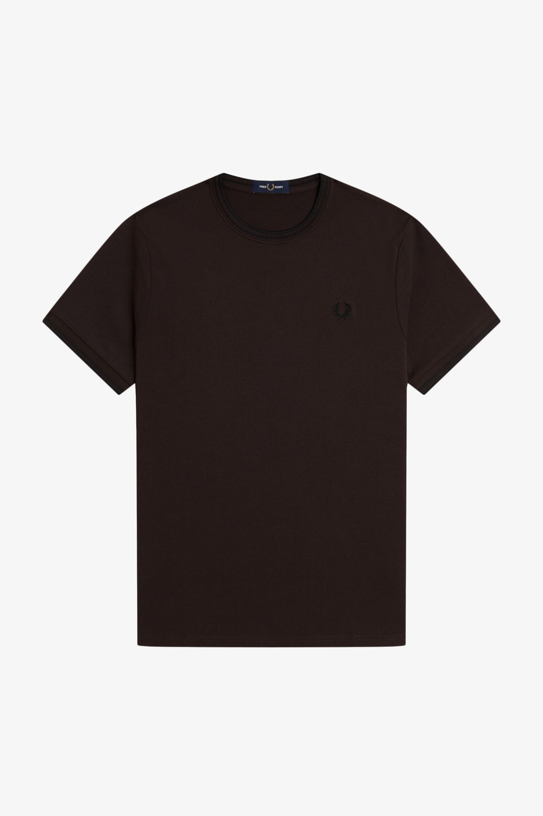 Twin tipped t-shirt / rich brown