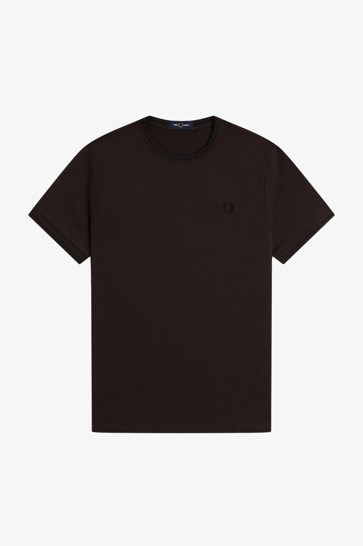 Twin tipped t-shirt / rich brown