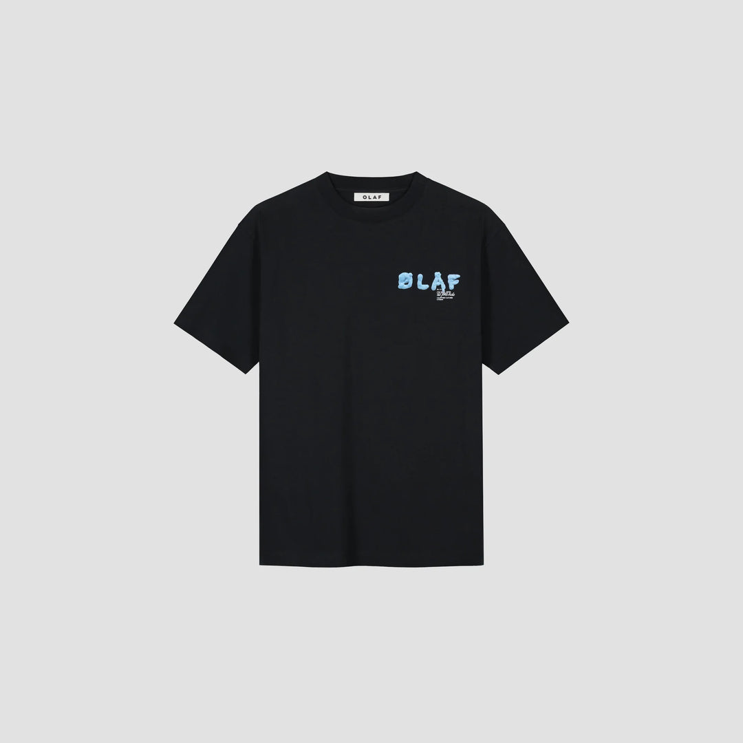 Paint olaf tee / black