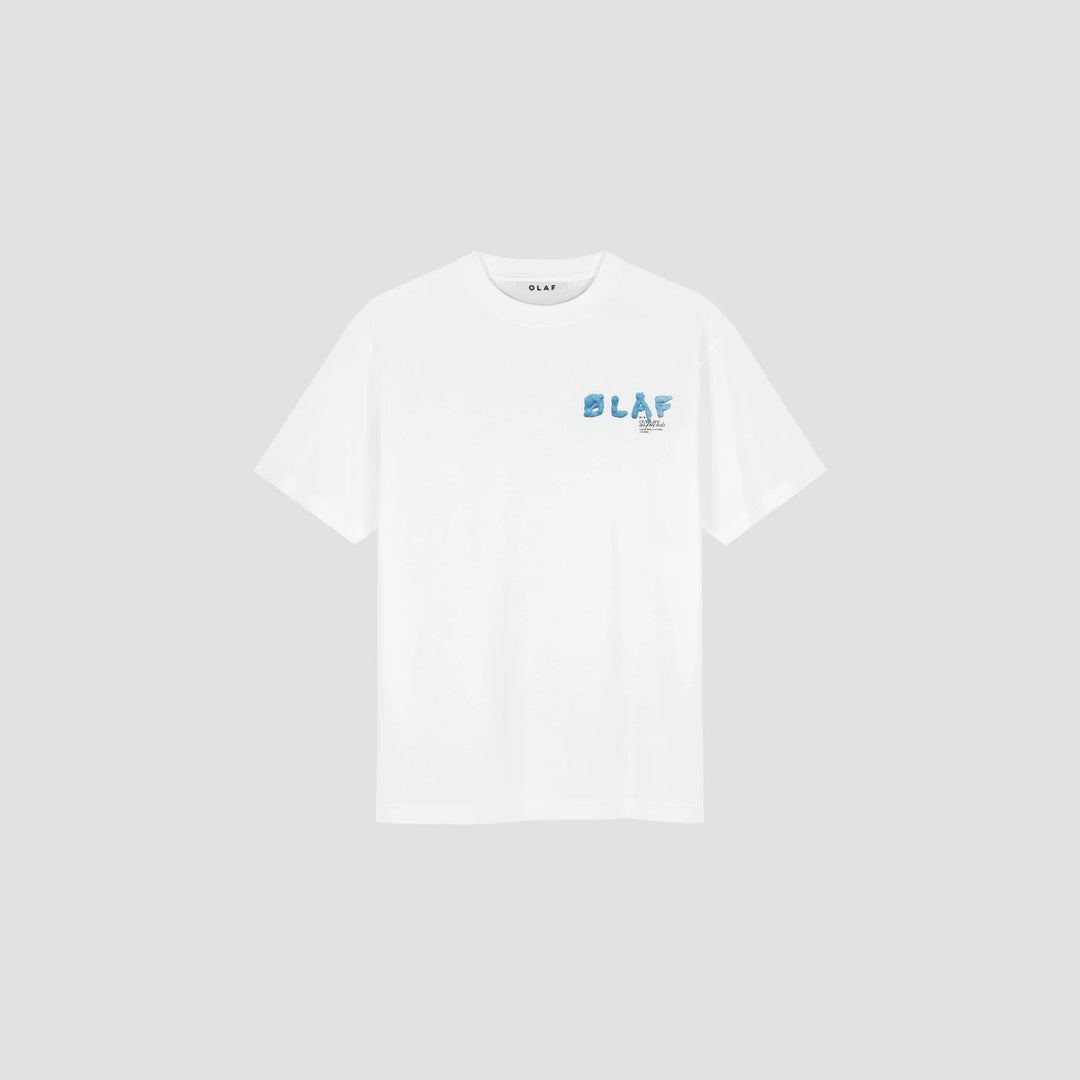 Paint olaf tee / white