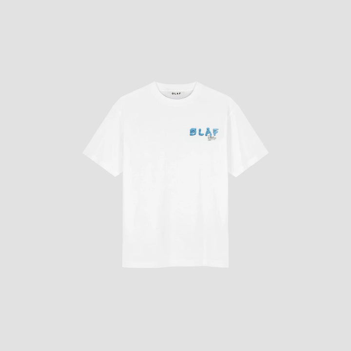 Paint olaf tee / white
