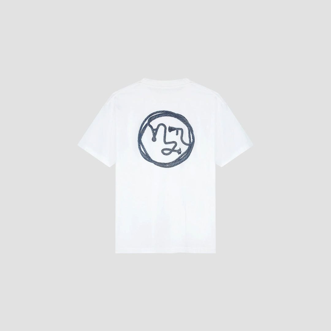 Lasso Face Tee - Optical White