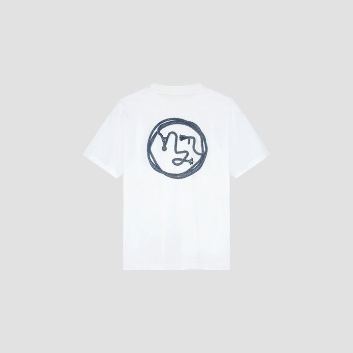 Lasso Face Tee - Optical White