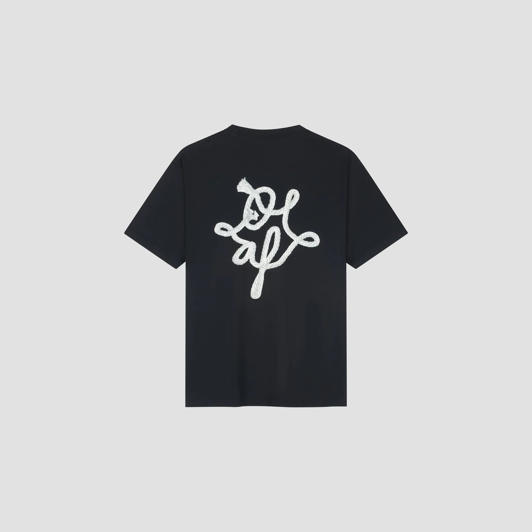 Camiseta con monograma Lasso - Negra