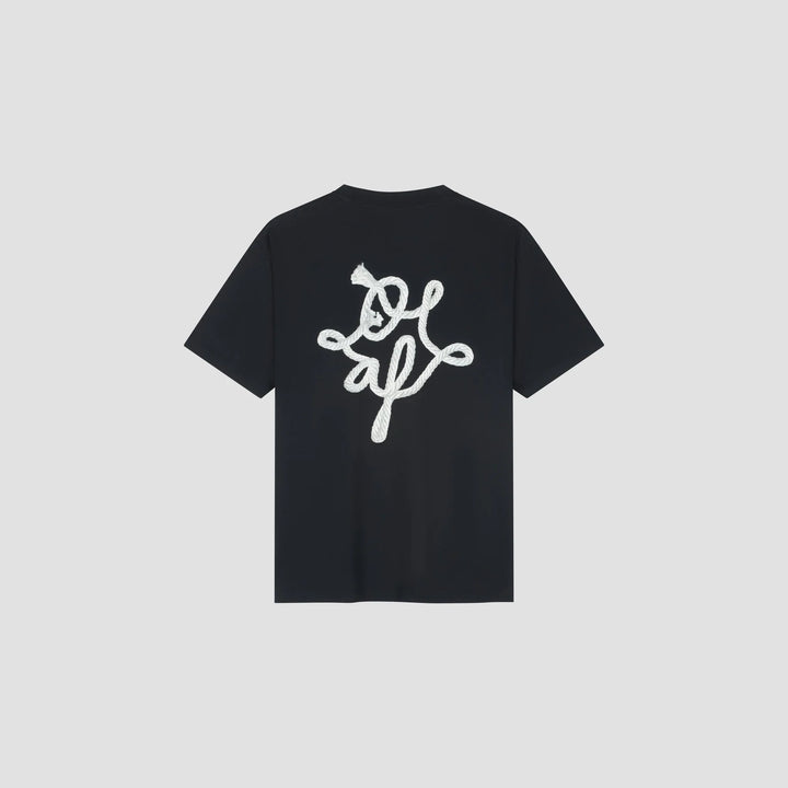 Camiseta con monograma Lasso - Negra
