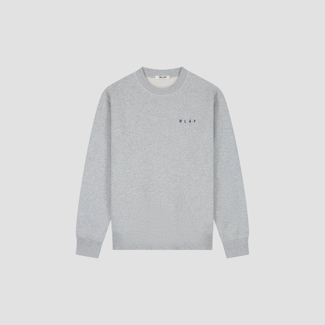 Lasso Face Crewneck - Htr Grey