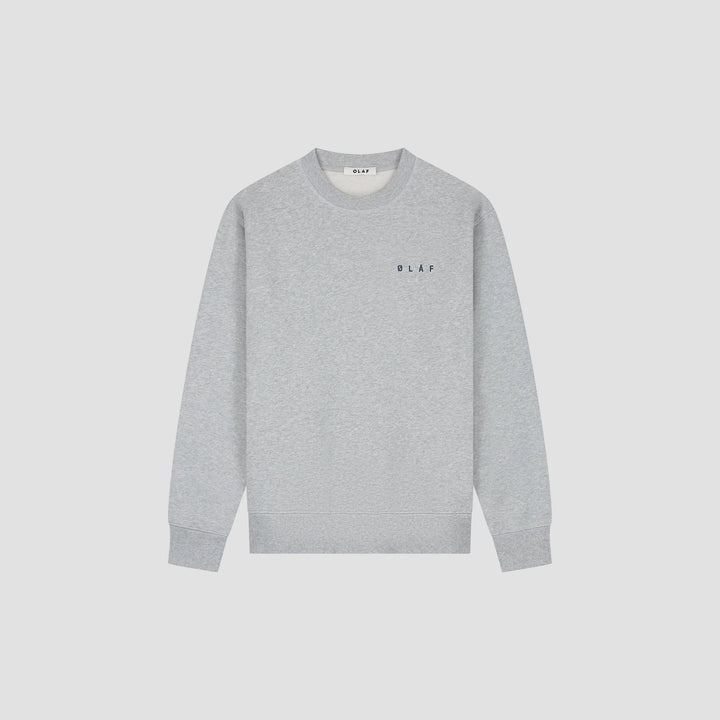Lasso Face Crewneck - Htr Grey