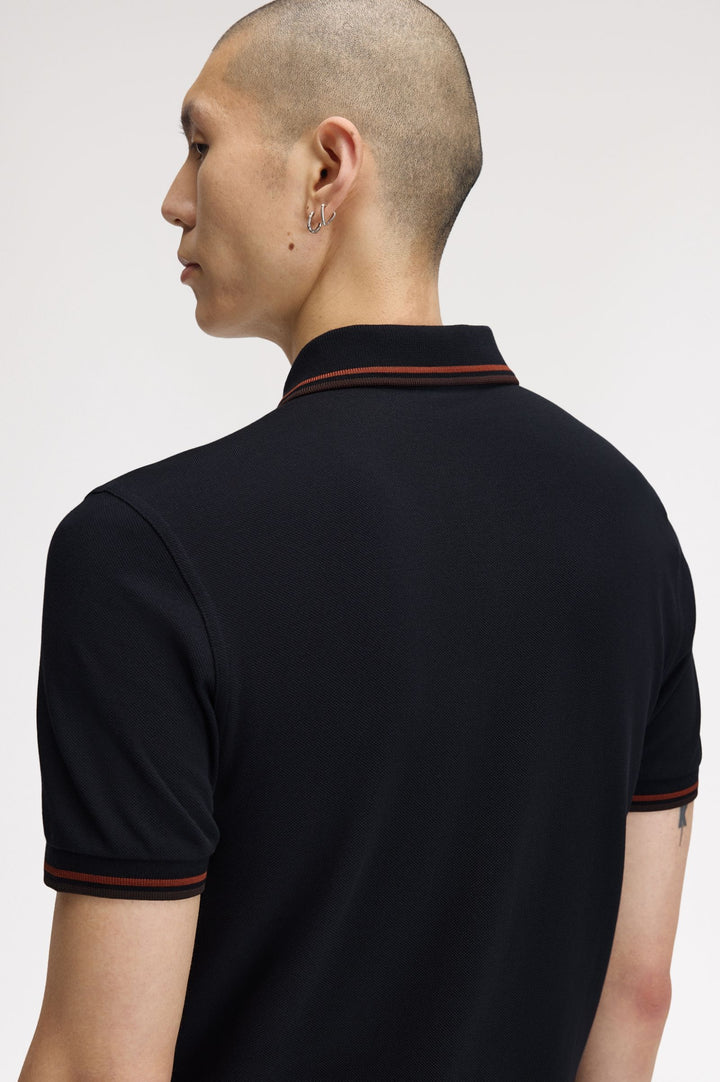Twin tipped Fred Perry shirt / navy