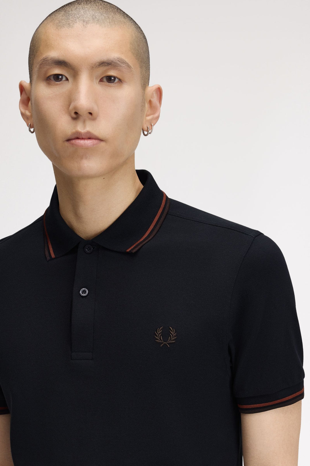 Twin tipped Fred Perry shirt / navy