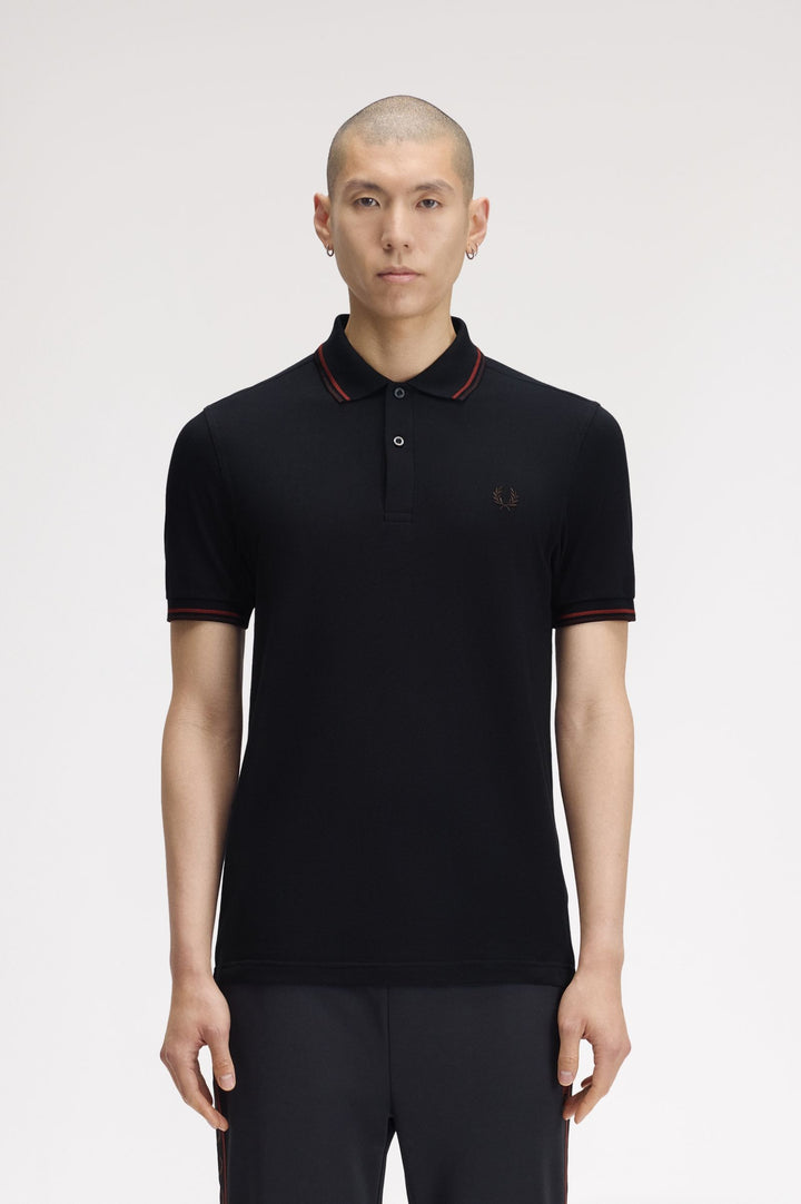Twin tipped Fred Perry shirt / navy