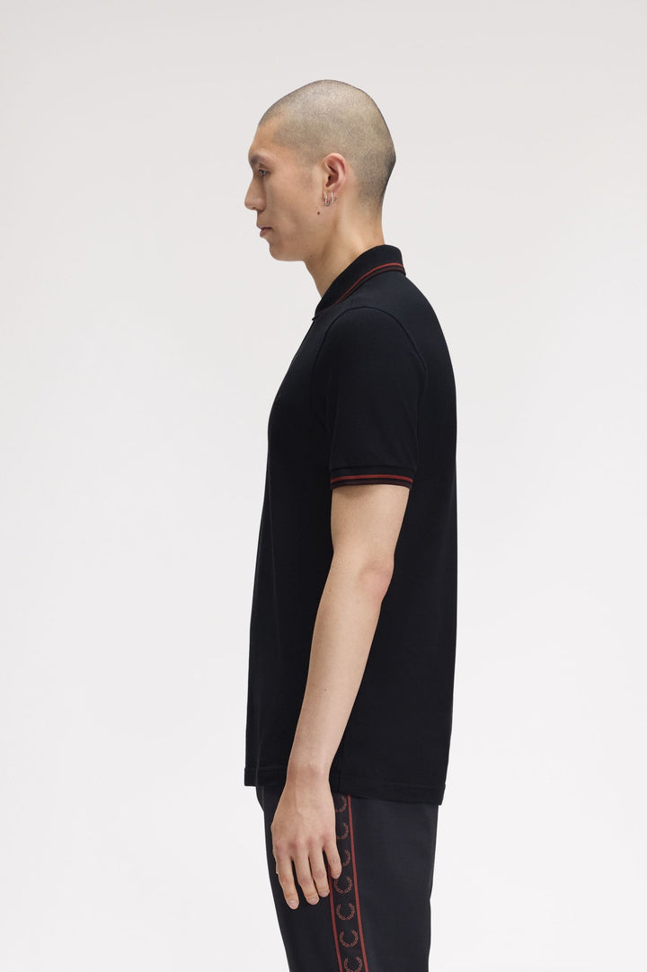 Twin tipped Fred Perry shirt / navy