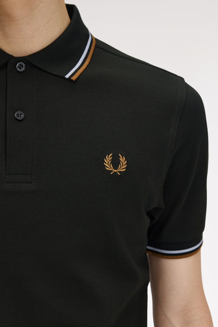 Twin tipped Fred Perry shirt / green