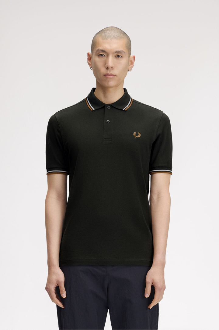 Twin tipped Fred Perry shirt / green