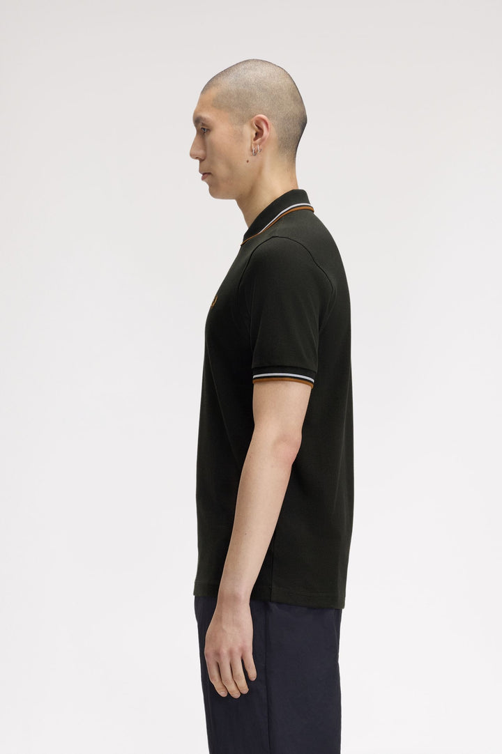 Twin tipped Fred Perry shirt / green