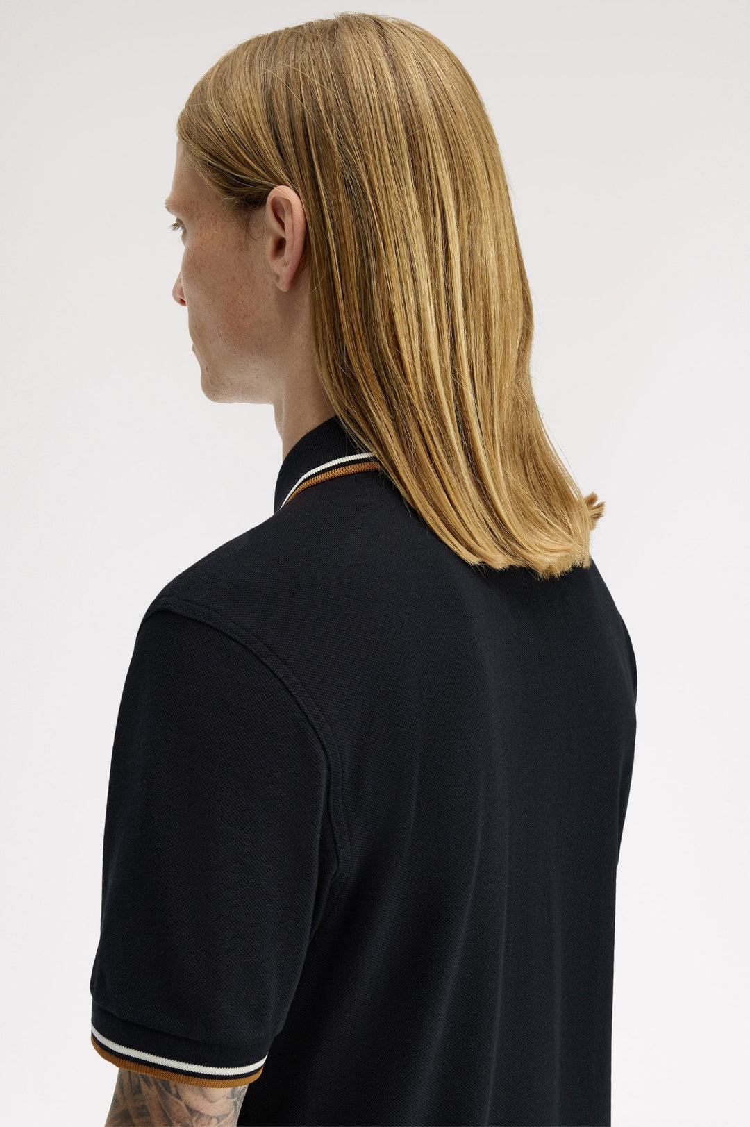 Twin tipped Fred Perry shirt / black