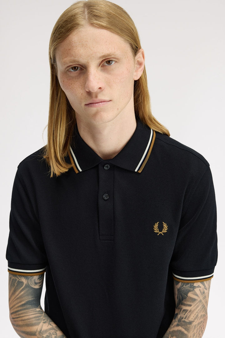Twin tipped Fred Perry shirt / black