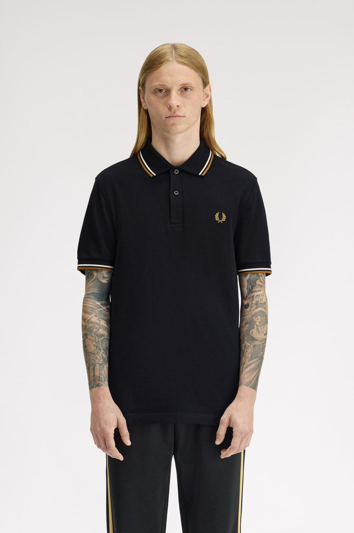 Twin tipped Fred Perry shirt / black