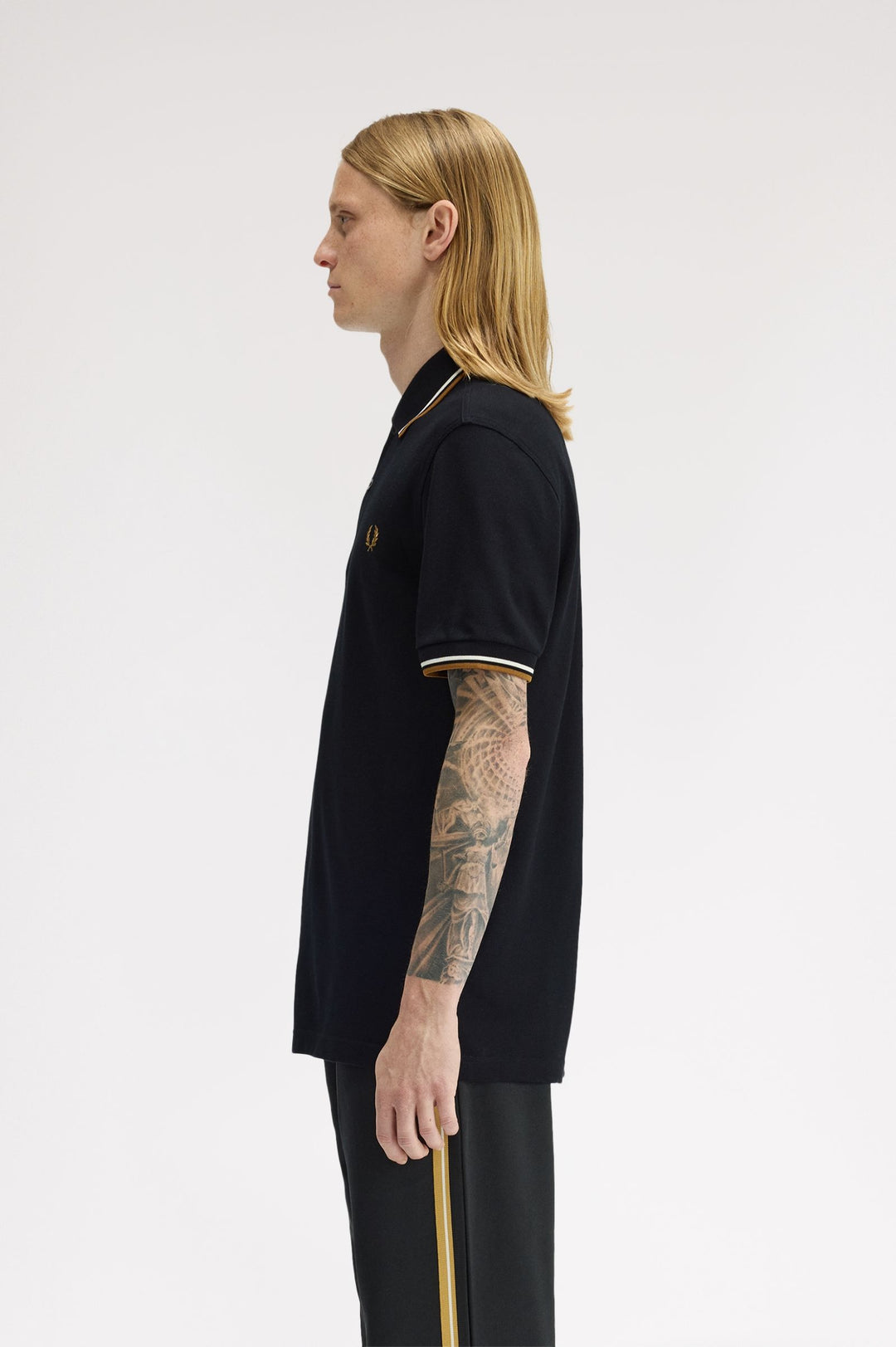 Twin tipped Fred Perry shirt / black