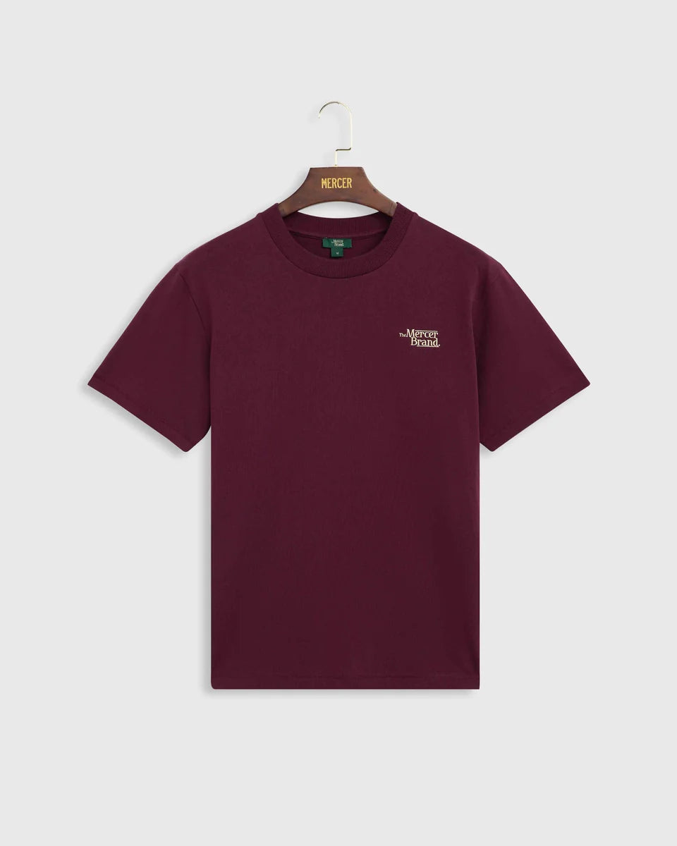 The Mercer Classic Tee - Bordeaux