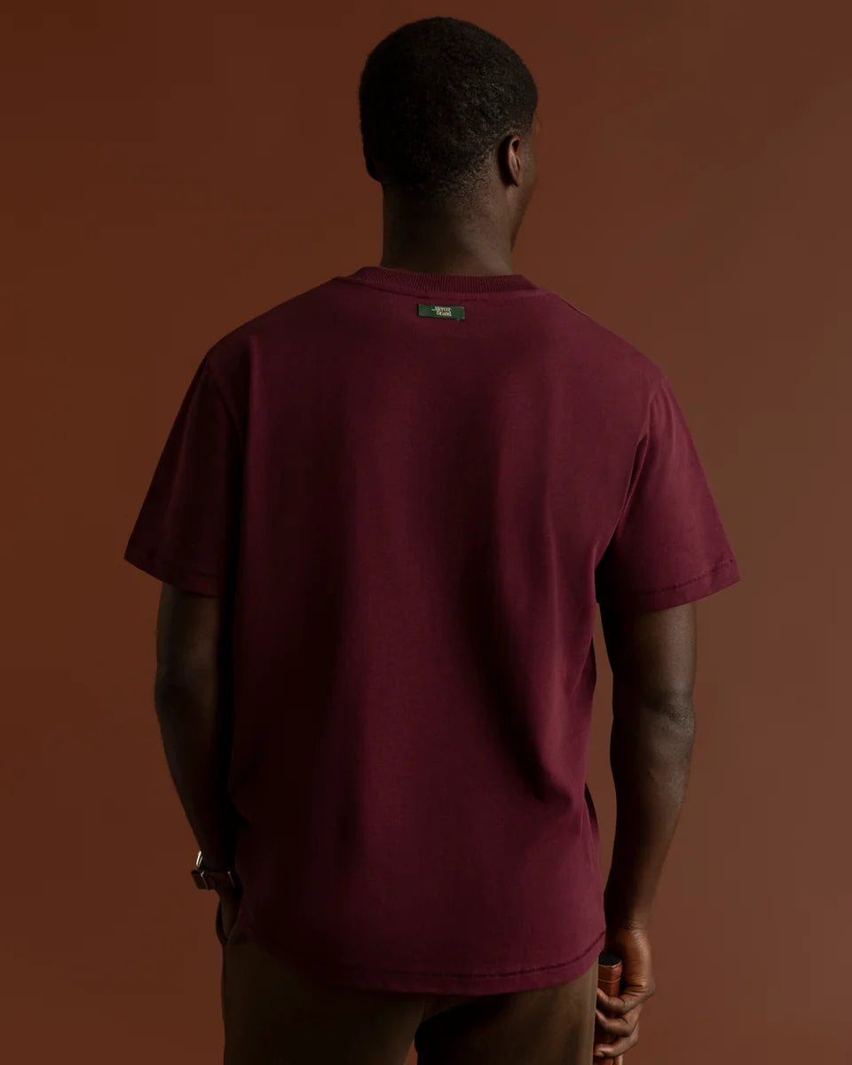 The Mercer Classic Tee - Bordeaux