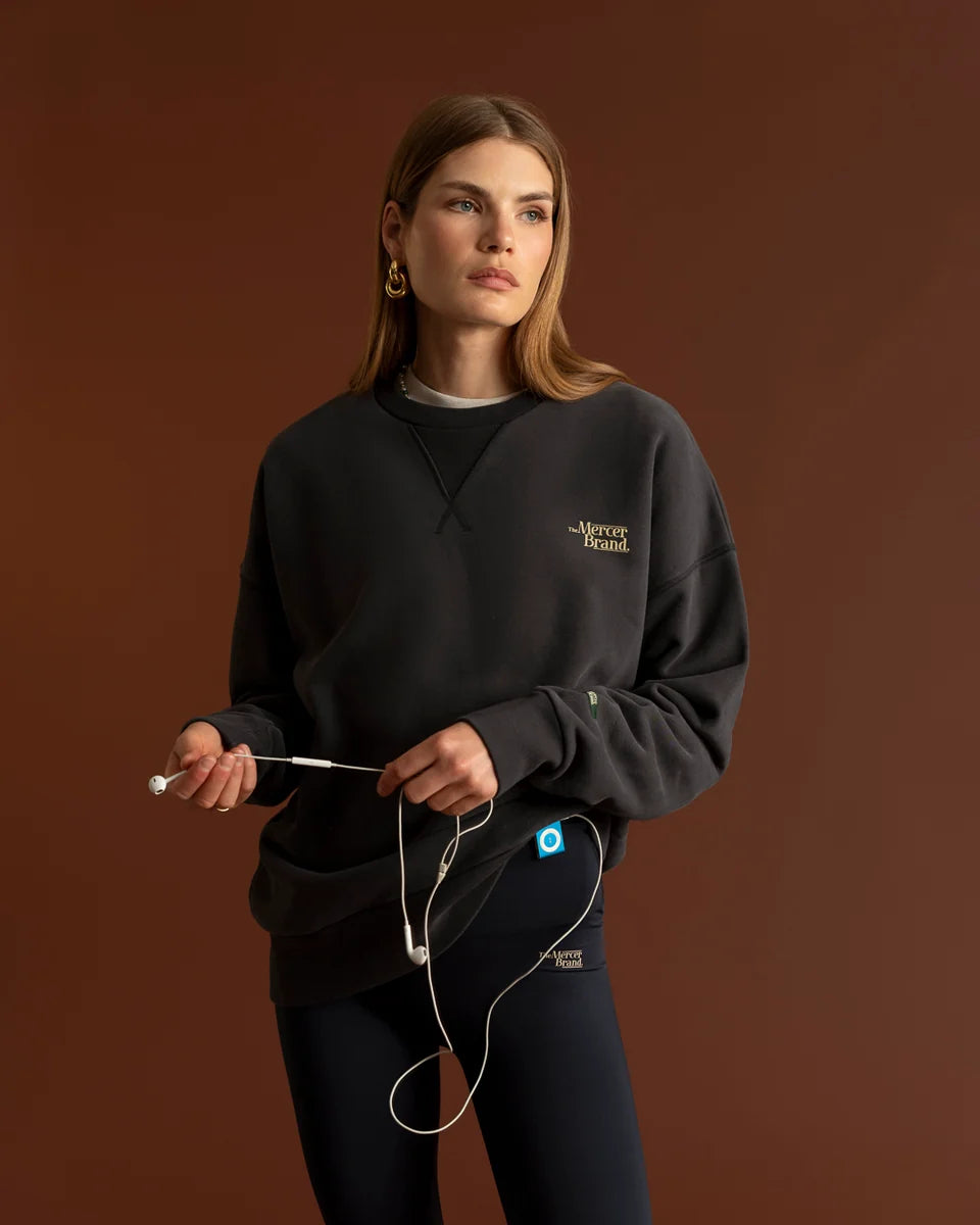 The Mercer Classic Sweat - Antracite