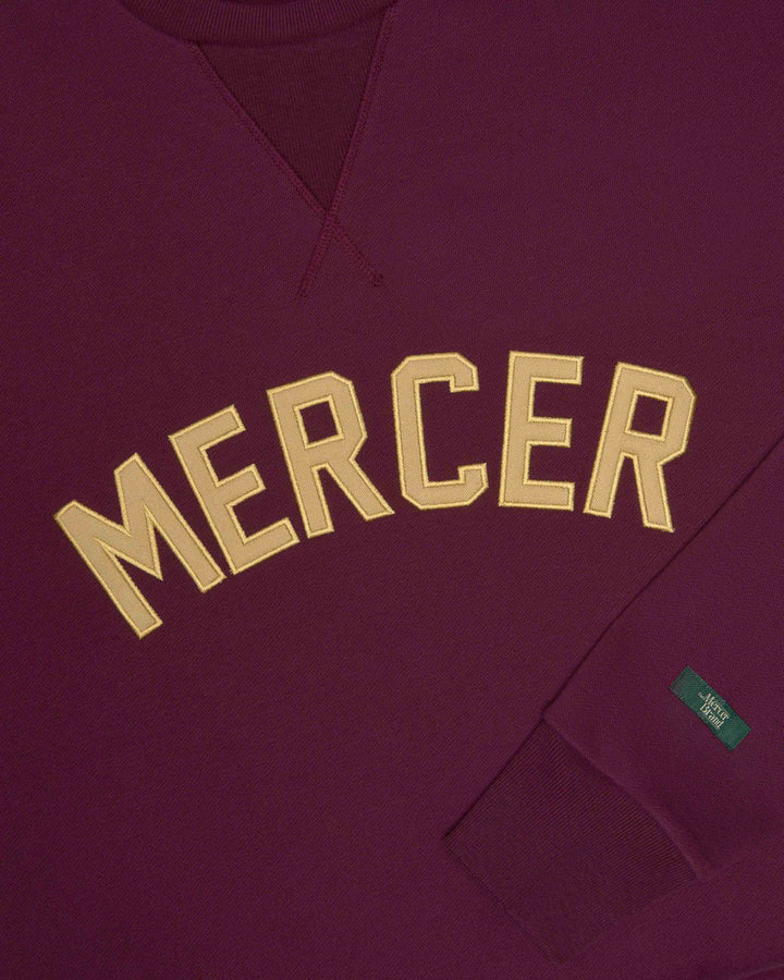 The Mercer Signature Sweat - Bordeaux
