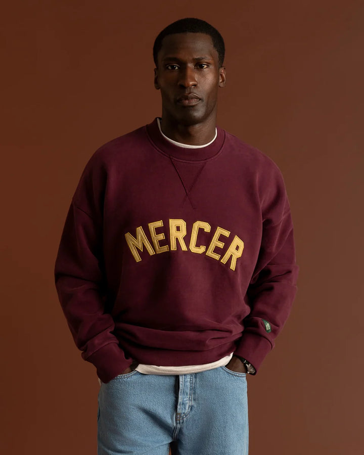 The Mercer Signature Sweat - Bordeaux
