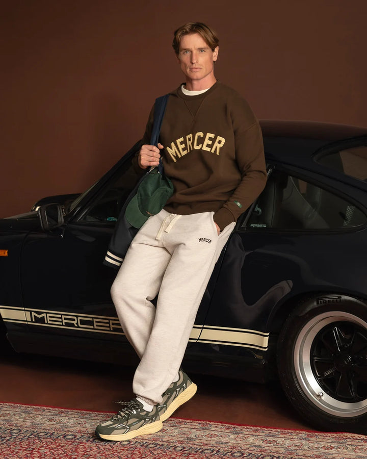 The Mercer Signature Sweat - Brown
